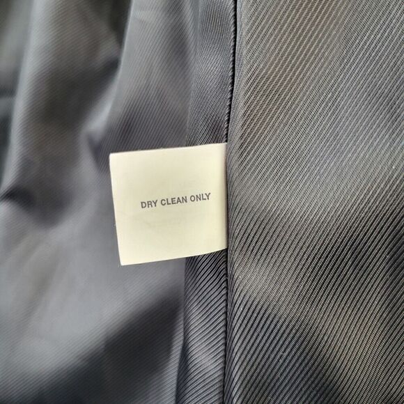 Gap Wool Blend Peacoat Women's M Black Belted 3/4 Sleeve Sailor Retro Button - Picture 12 of 16